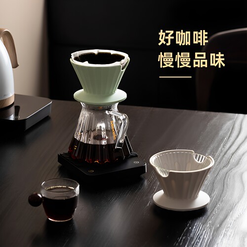 maxwin手冲咖啡滤杯咖啡蛋糕型V60过滤器分享壶家用咖啡器具套装 - 图3