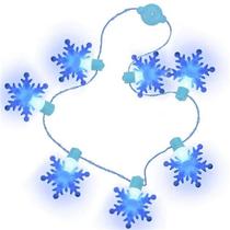 2023 new Christmas 7led snowflake necklace