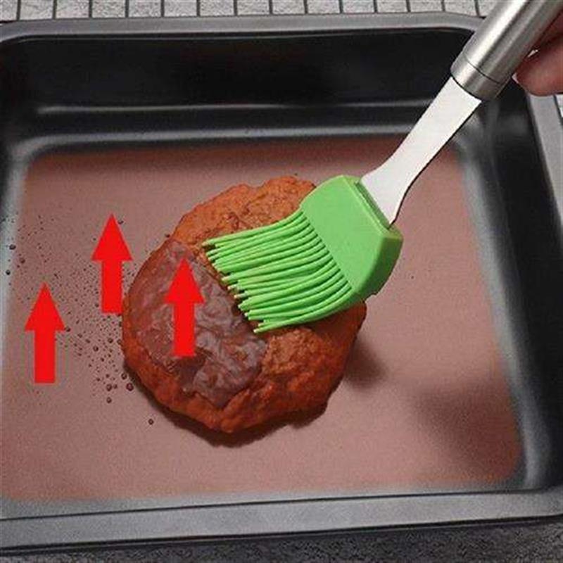 Silicone Basting Brush Heat Resistant Cooking BBQ Oil - 图1