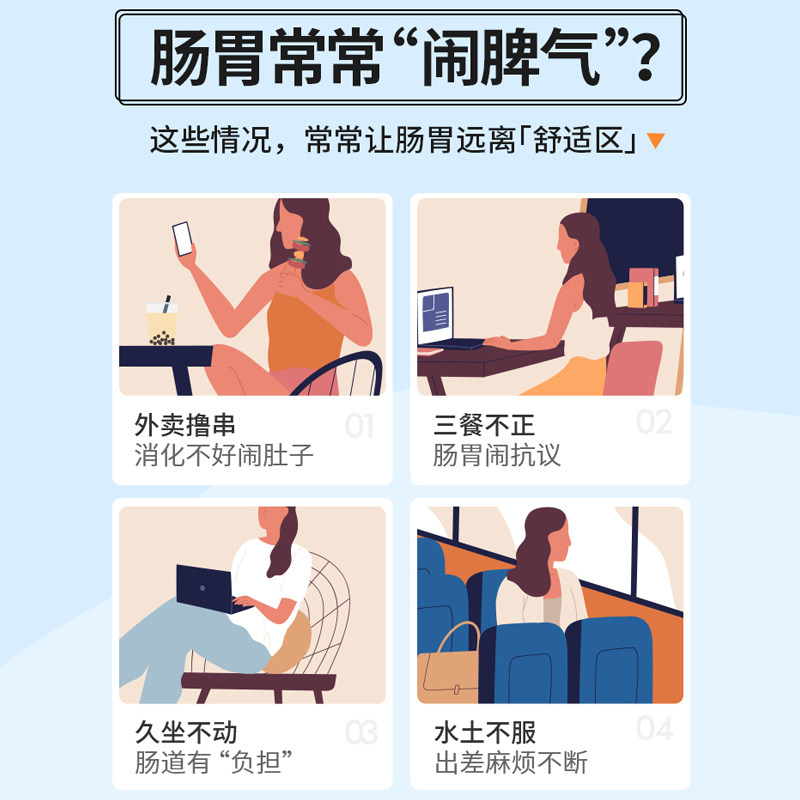 仁和驼奶益生菌大人调理肠胃冻干粉 大光明大药房益生菌