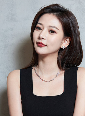 abybcharming双引号锁骨链