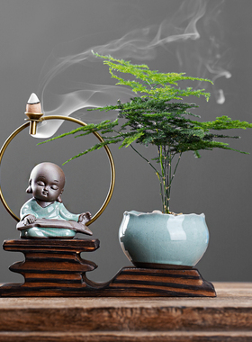 新中式倒流香创意禅意茶宠