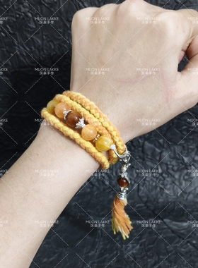 MUON LAKKE/我妻善逸-原创鬼灭之刃印象手链生日礼物送男友女友