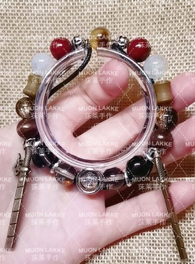 MUON LAKKE/利威尔兵长-原创进击的巨人印象手链檀木朱砂琉璃手串