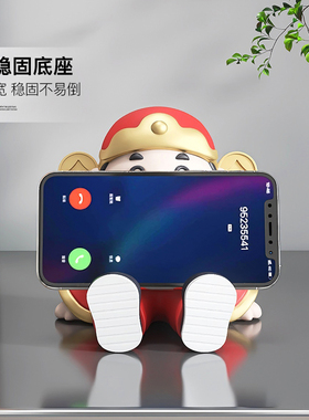 财神爷摆件家用新年氛围布置红色装饰品客厅玄关喜庆乔迁新居礼物