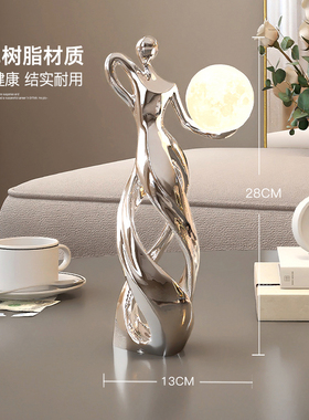 高级感小众人物夜灯摆件