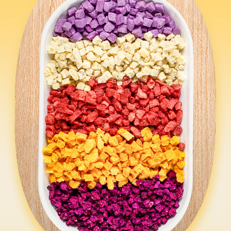 混合冻干水果丁烘焙雪花酥奶茶蛋糕装饰用草莓香蕉紫薯芒果丁碎粒,淘宝优惠券,粉丝福利购,淘宝优惠卷