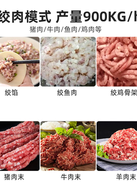 商用不锈钢多功能全自动绞肉机