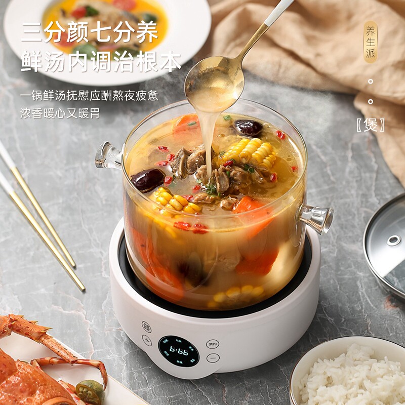 家用全自动玻璃锅电煮茶壶养生壶 碧秀森养生壶/煎药壶