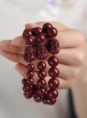 2026高含量朱砂本命年男女手链紫金砂情侣貔貅手串礼物