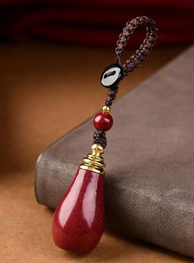 2026朱砂宝瓶吊坠可打开空心瓶子装朱砂宝瓶项链低含量钥匙扣手机