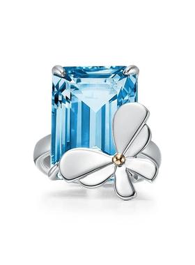 2026工厂直销托帕石天然天空蓝晶长方小八角戒面高品质镶嵌配石