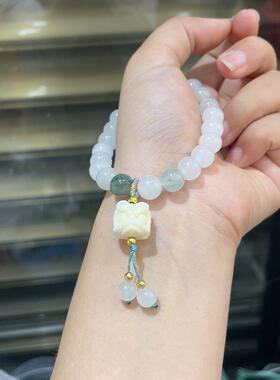 2026天山翠搭配醒狮手串简约时尚百搭小众手链饰品女款