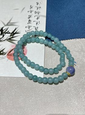 2026天然琉璃平安喜乐新中式碎银手串国风简约手链女款小众礼物