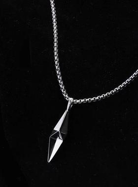 2026六芒星项链男小众个性立体几何设计吊坠百搭建议配饰时尚男士