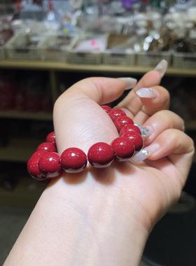 2026通货款朱砂紫金砂卡14圆珠手串简约时尚精美百搭手链男女款饰