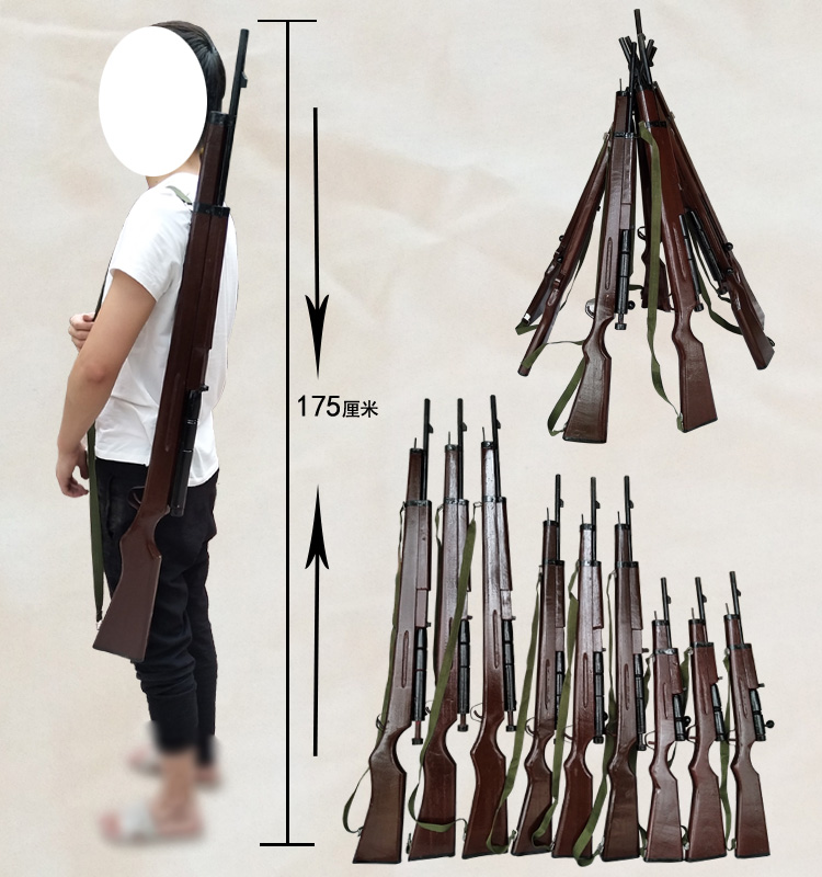 舞台影视道具木质三八大盖步枪八路军长枪戏剧新四军红军武器刺刀 - 图2