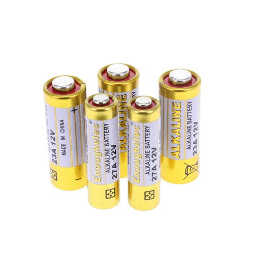 23A 12V电池23a12v 门铃27A 12V电动车库卷帘门遥控器小号27a12v - 图2