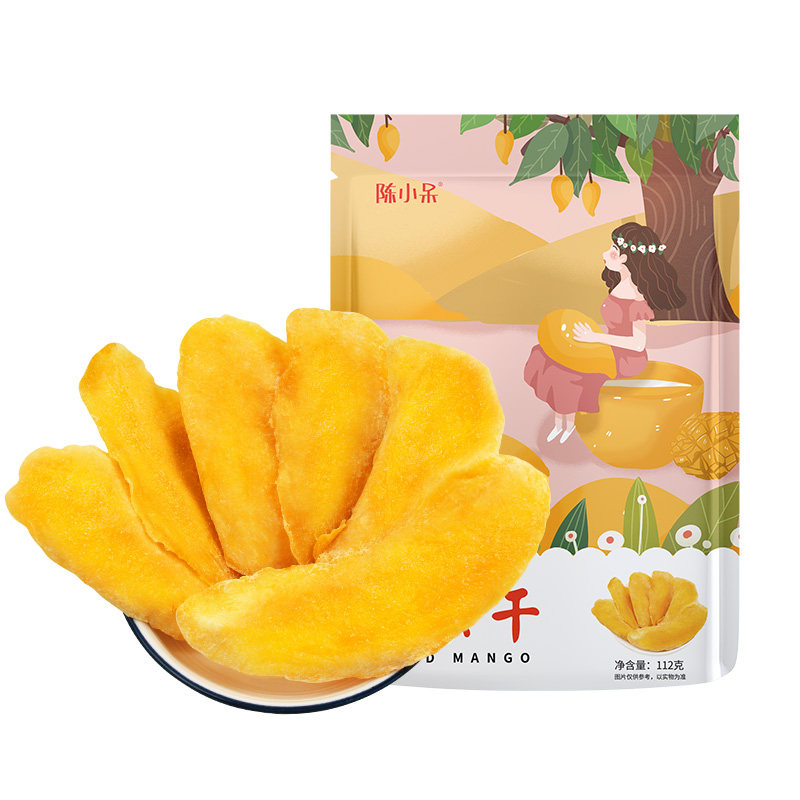 陈小呆泰国风味112g*3袋芒果干 陈小呆食品芒果干