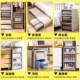 German wardrobe storage box drawer type clothing storage box household clothing storage box plastic transparent storage cabinet