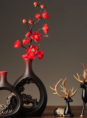 件式家小酒柜新装装柜创电饰品艺装中工设O家厅客软居摆意视摆品