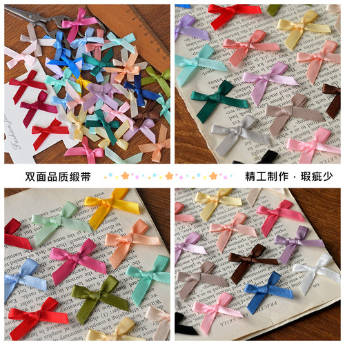 精工双面机打蝴蝶结diy发夹饰品配件玩偶娃衣服装内衣辅料装饰品 - 图0
