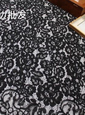 热卖睫毛蕾丝面料长1.5米宽1.5米 服装连衣裙制衣布料lace Fabric