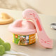 Pet cat can sealing lid cat can spoon feeding sealing and preservation artifact silicone cat head spoon can opener