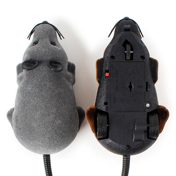 Cat Toy Funny Stick Remote Control Mouse Simulation Electric Fake Mouse Boredom Relief Artifact Kitten Self-Happiness Cat Supplies