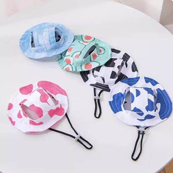 Cat fisherman hat large brim summer sun protection hat