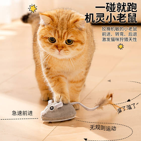 Cat Toy Electric Mouse Self-Entertainment Relieve Boredom Amusing Cat Artifact