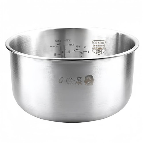 适用格力大松电饭煲304不锈钢内胆GDCF-30X60C无涂层内锅煲胆芯3L - 图0