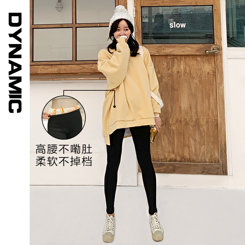 孕妇秋冬季加绒羊羔绒高腰打底裤 活力象母婴孕妇打底裤