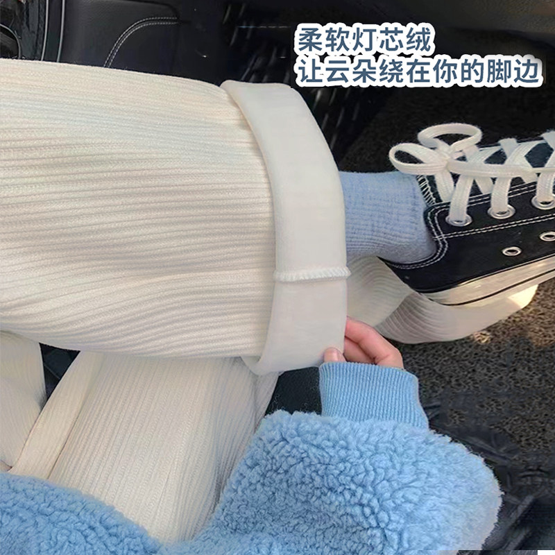 春秋款外穿阔腿裤加绒休闲孕妇裤子 活力象母婴孕妇打底裤