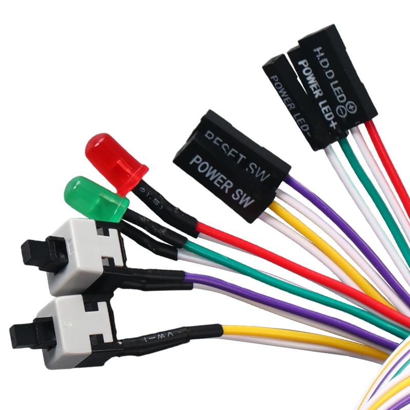 开机按钮机箱台式机电脑主机开关线 重启线POWER键RESET连接跳线 - 图3