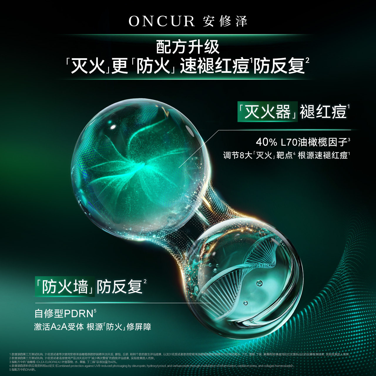 【七夕礼物】安修泽40%油橄榄因子精华液面部精华修护肌肤屏障