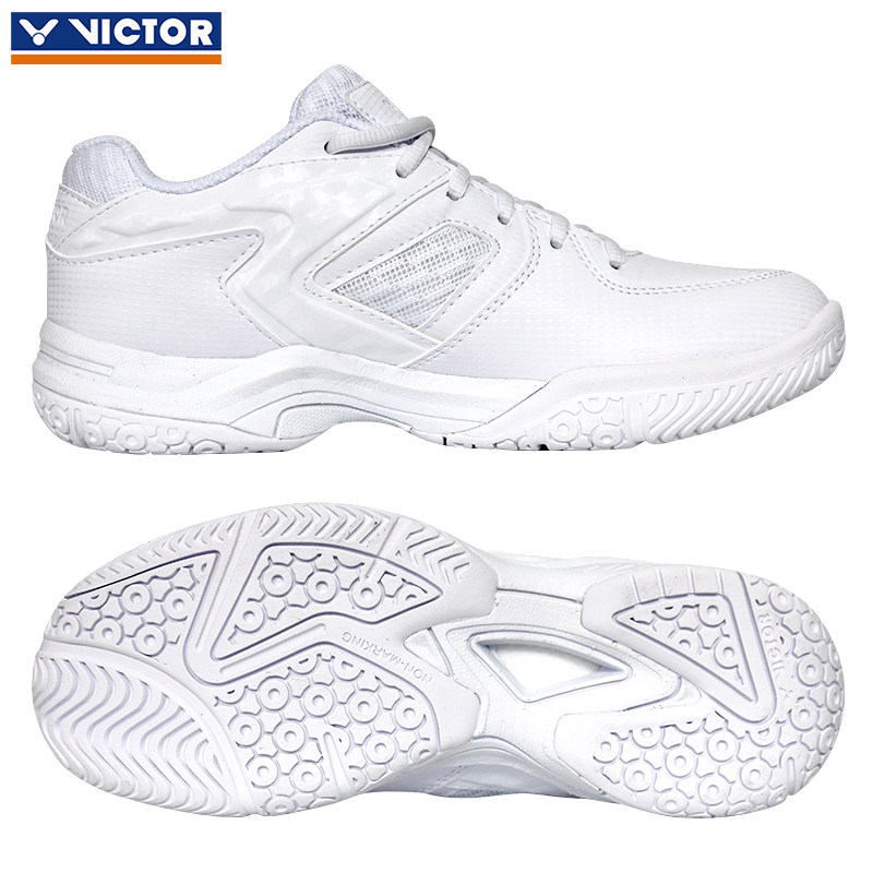 victor胜利羽毛球鞋男女防滑小白鞋 victor悦升羽毛球鞋