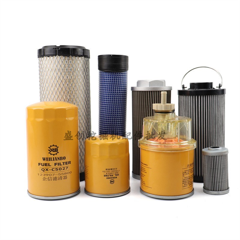 柳工挖掘机LG9035E 9045E机油滤芯柴油空气油水液压回油进油配件 - 图0