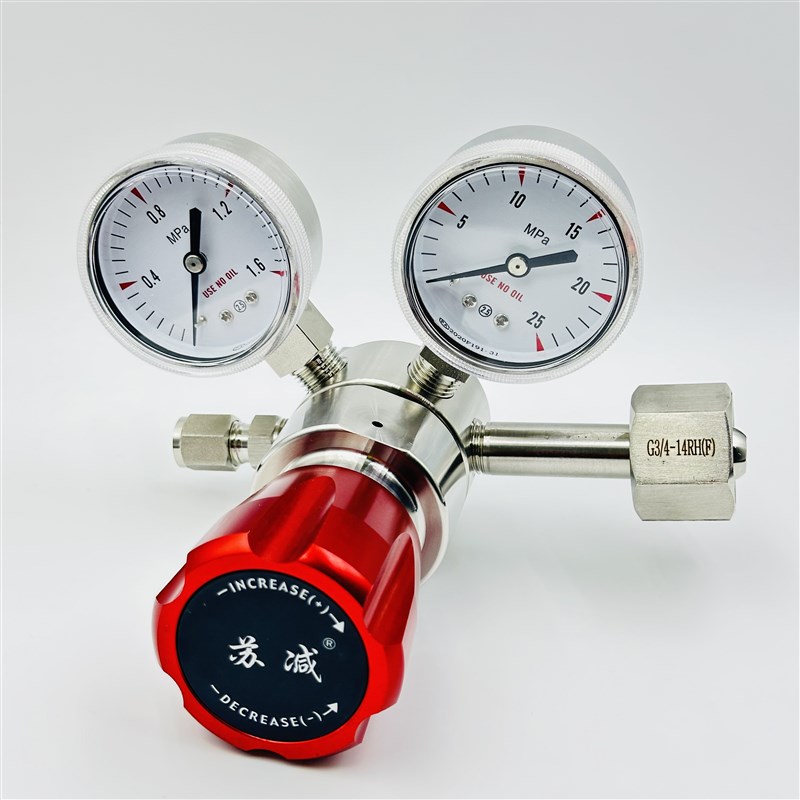 氯化氢不锈钢减压阀CGA330二氧化硫CGA660耐腐蚀1.6MPa上海压力表 - 图0