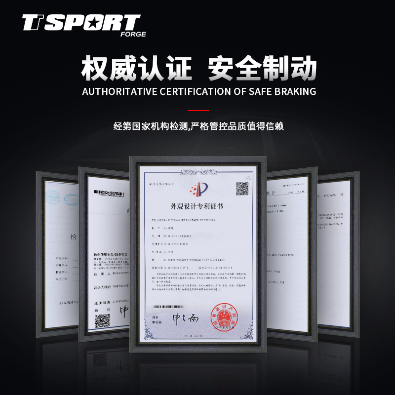 TTSPORT刹车卡钳5420适用于雅力士POLO威驰标致206欧拉白猫黑猫-图2