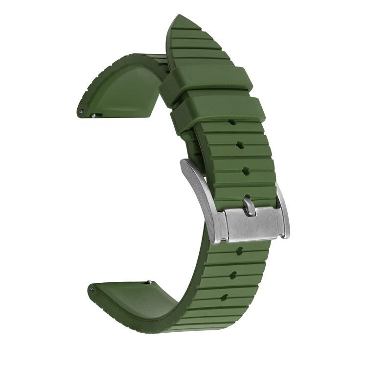 不沾尘氟橡胶手表带适配华为GT2E硅胶表带watch 2PRO荣耀手表配件