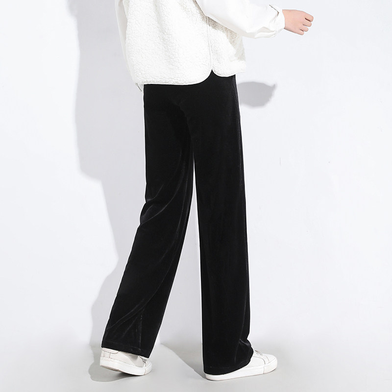  翎露孕妇直筒裤