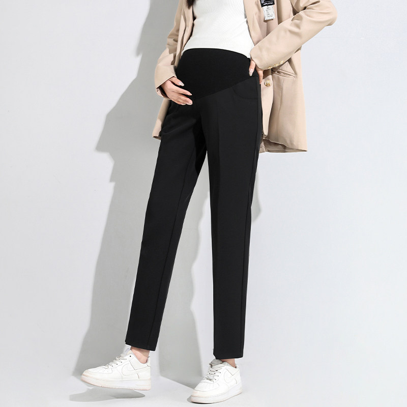  翎露孕妇直筒裤