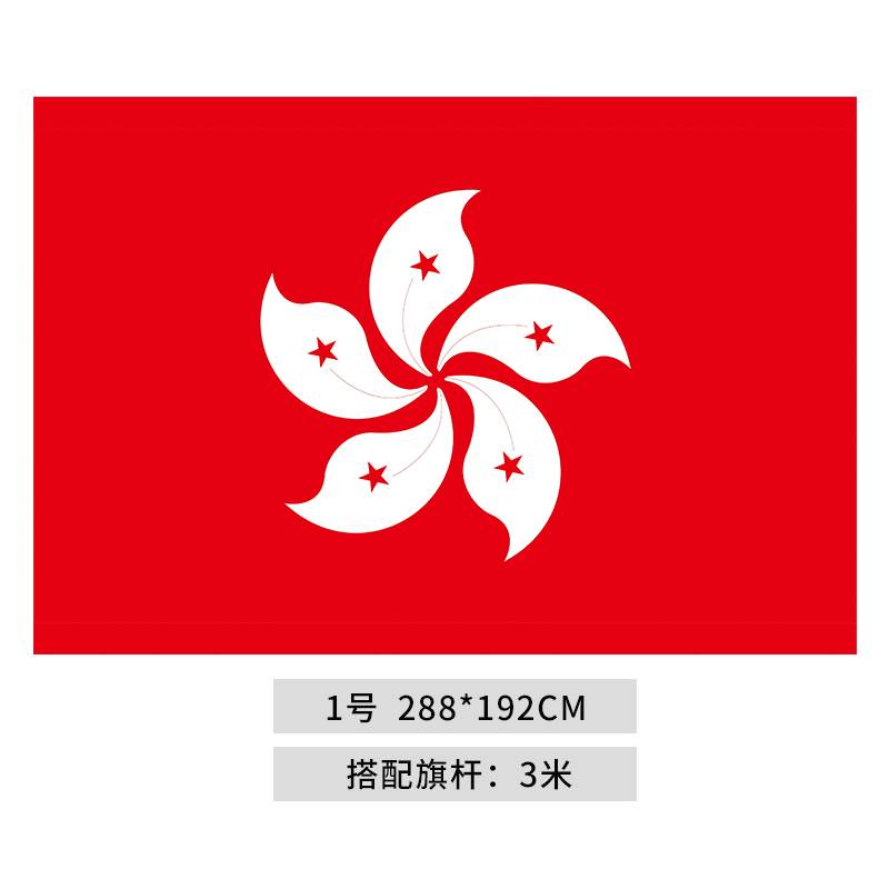 多规格香港区旗紫荆花旗香港特别行政区区旗香港特区 澳门区旗澳门特区旗帜澳门特别行政区旗1号2号3号4号5号 - 图0