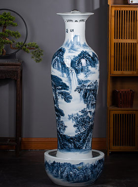 景德镇陶瓷风水轮生财流摆
