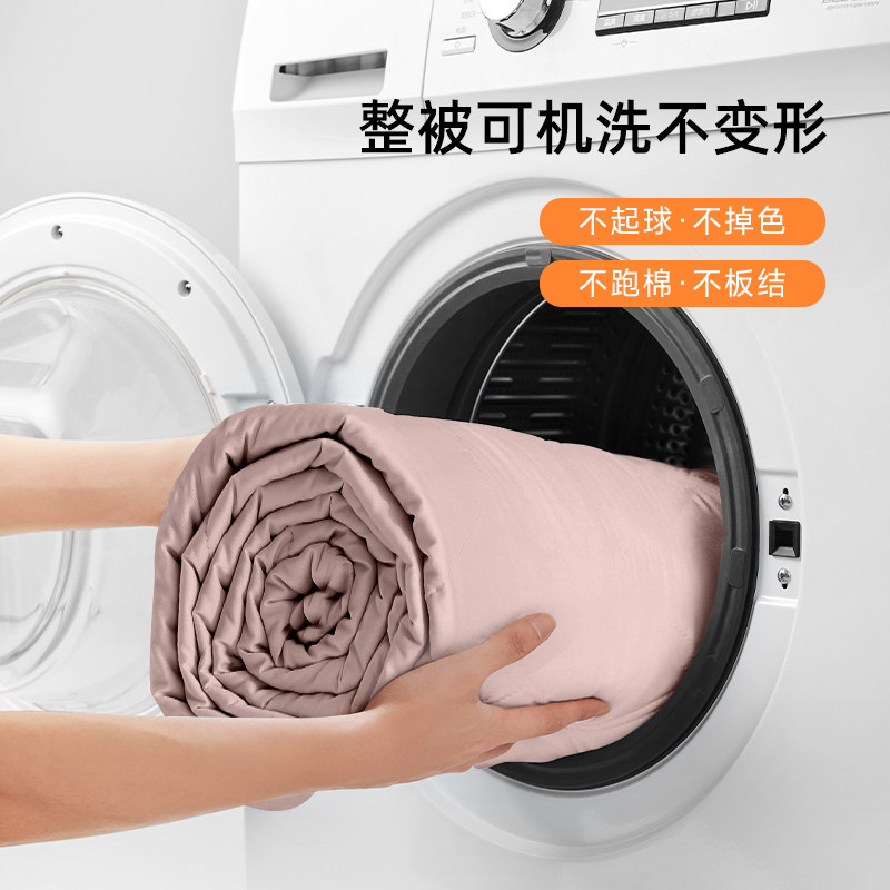 云瑾100S长绒棉夏凉被纯棉全棉空调被单人双人夏被薄被子可机洗水,淘宝优惠券,粉丝福利购,淘宝优惠卷