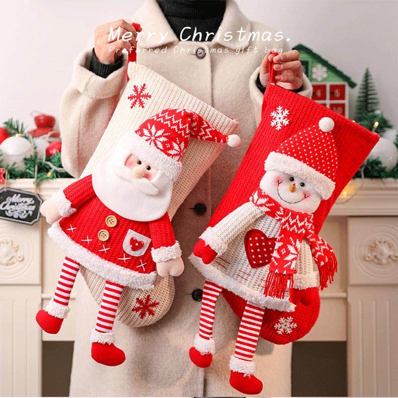 圣诞袜子大号绣花圣诞老人礼物袋儿童圣诞节装饰礼品袋圣诞节礼物,淘宝优惠券,粉丝福利购,淘宝优惠卷