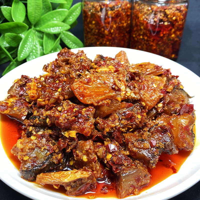 江西特产酒糟鱼香辣鱼块下饭菜下酒菜辣椒酱开胃小吃零食鱼干鱼排