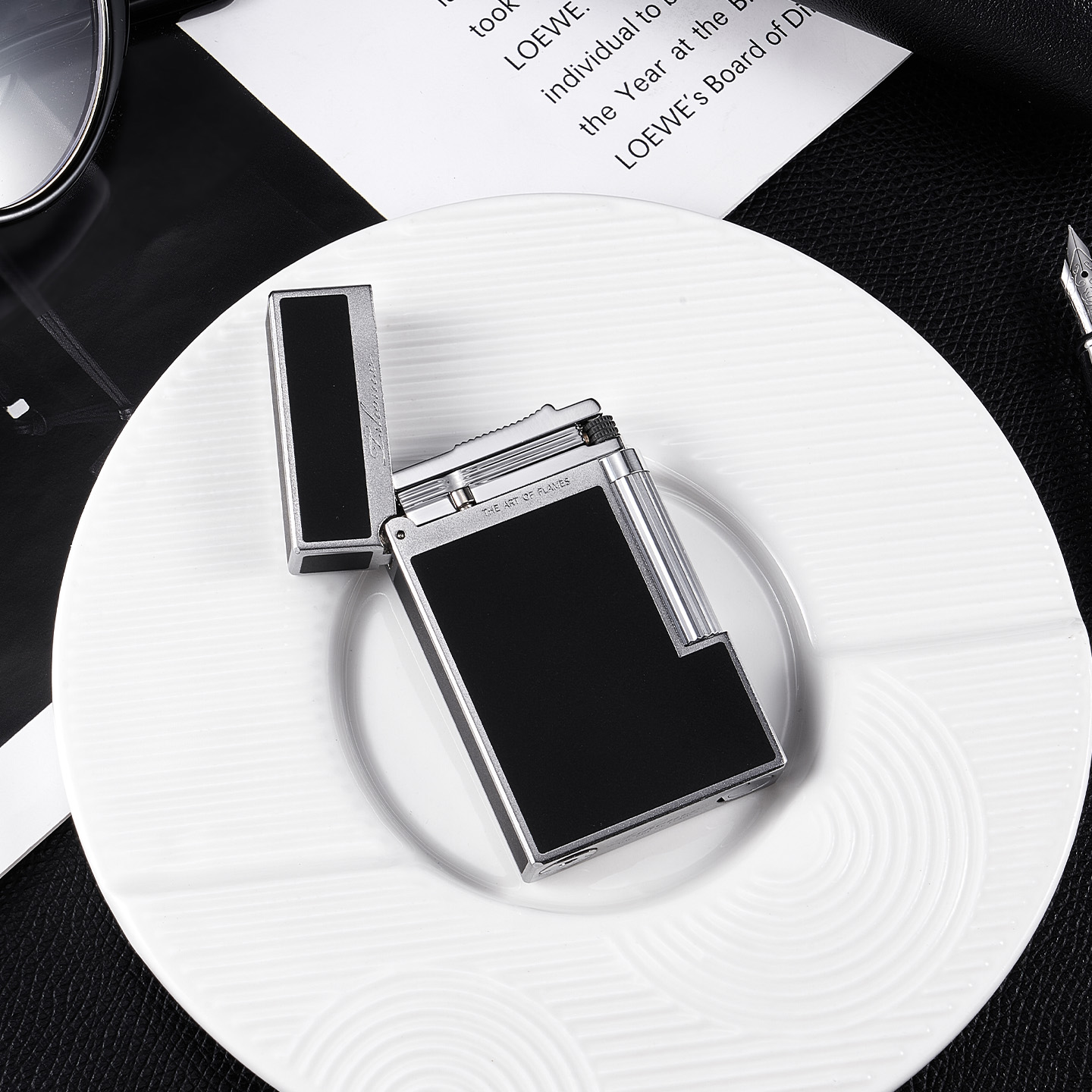 tshomx朗声打火机钢音教父男士创意定制高颜值生日礼物送男友正品 - 图1