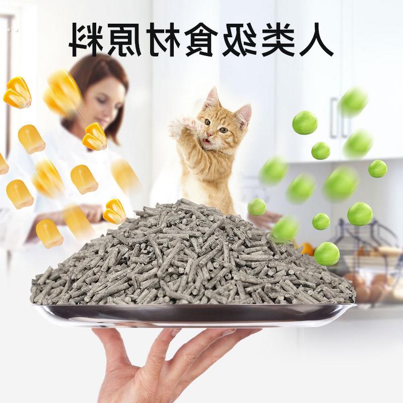 【买一送一】豆腐猫砂绿茶原味除臭无尘大颗粒豆腐砂猫咪用品包邮-图0